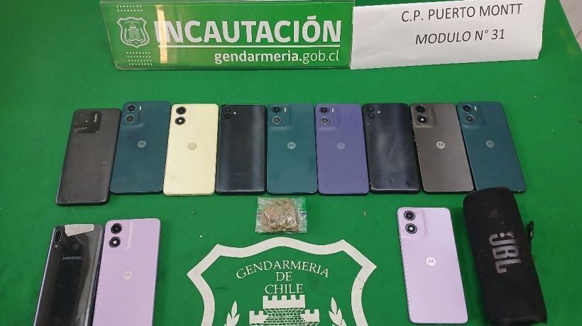 Nuevamente incautaron teléfonos y drogas en la cárcel de Puerto Montt Nuevamente incautaron teléfonos y drogas en la cárcel de Puerto Montt