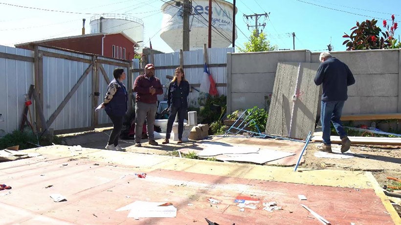 Un 43% de avance registra la reconstrucción tras megaincendio en Los Almendros B de Viña
