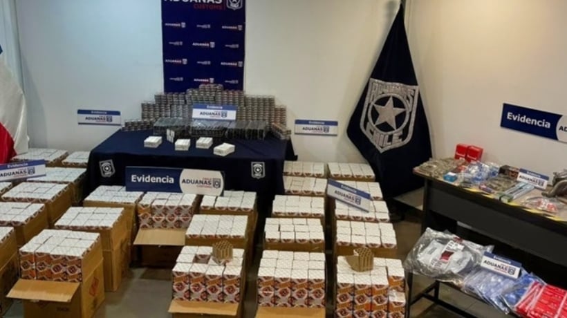 Detectan millonario contrabando en Los Libertadores: camionero argentino fue detenido Detectan millonario contrabando en Los Libertadores: camionero argentino fue detenido