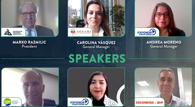 Webinar internacional Exponor 2026 destacó el potencial de la minería chilena en próxima década Webinar internacional Exponor 2026 destacó el potencial de la minería chilena en próxima década