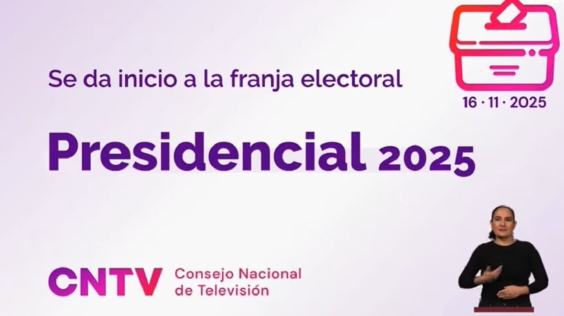 [VIDEO] Con foco en seguridad: Inició la franja presidencial en televisión