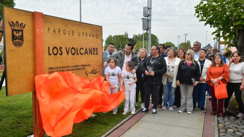 Inauguran Parque Los Volcanes en Coronel: nuevo pulmón verde beneficiará a más de de 10 mil vecinos Inauguran Parque Los Volcanes en Coronel: nuevo pulmón verde beneficiará a más de de 10 mil vecinos
