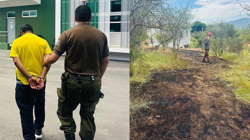 Hombre es detenido por incendio en Quilpué: usaba galletera sin medida de seguridad Hombre es detenido por incendio en Quilpué: usaba galletera sin medida de seguridad