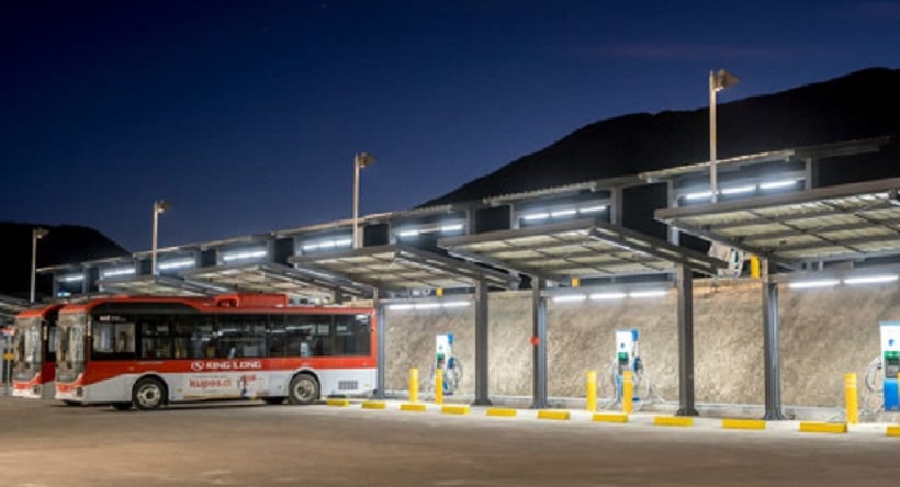 Copiapó tiene moderno electroterminal para flota de buses del transporte público 100% eléctricos Copiapó tiene moderno electroterminal para flota de buses del transporte público 100% eléctricos