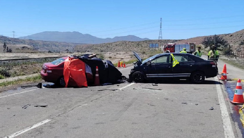 Hubo dos muertos: Fiscalía abre investigación de oficio por accidente en ruta Vallenar-Freirina