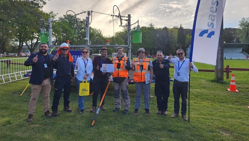 Saesa promovió la seguridad en Expo 2025 Grupos de Emergencia en Valdivia Saesa promovió la seguridad en Expo 2025 Grupos de Emergencia en Valdivia