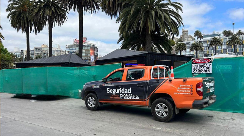 Un 85% de avance registra la nueva base de Seguridad Pública en Viña del Mar Un 85% de avance registra la nueva base de Seguridad Pública en Viña del Mar