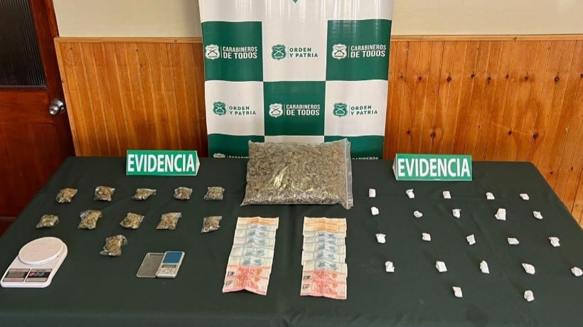 Carabineros del OS7 detuvo a un hombre por tráfico en Chillán