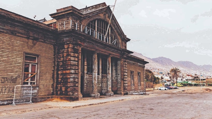 Estación Valdivia en Antofagasta: sin novedad a tres años de ser un patrimonio Estación Valdivia en Antofagasta: sin novedad a tres años de ser un patrimonio