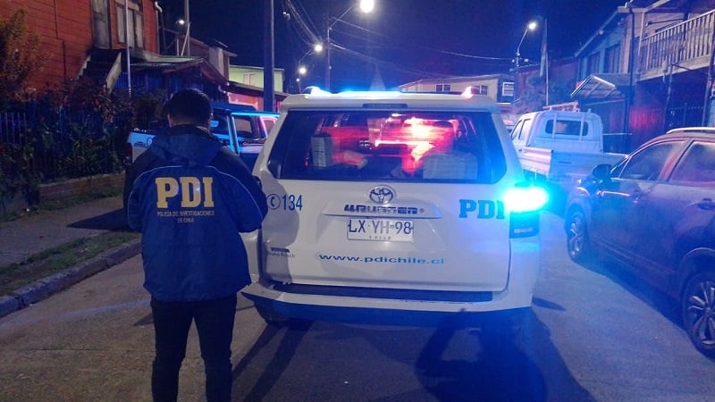 PDI investiga homicidio frustrado con arma de fuego en Valdivia PDI investiga homicidio frustrado con arma de fuego en Valdivia