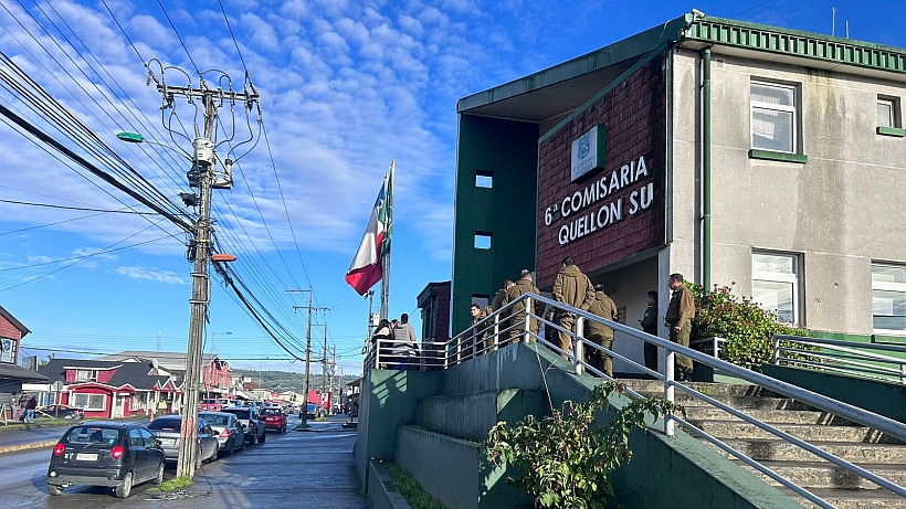 Indagan a delincuentes por asalto a adulta mayor en negocio de Quellón