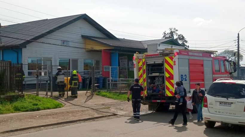 Evacuaron jardín infantil en Fresia por principio de incendio Evacuaron jardín infantil en Fresia por principio de incendio