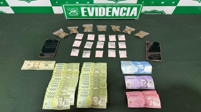 Sorprenden a hombres con ketamina y marihuana al interior de vehículo en Alto Hospicio Sorprenden a hombres con ketamina y marihuana al interior de vehículo en Alto Hospicio