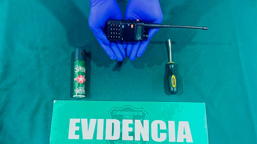 Dos detenidos por uso de inhibidor de señal en Concón Dos detenidos por uso de inhibidor de señal en Concón