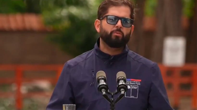 [VIDEO] Desde San Esteban: Presidente Boric anunció que bono de riesgo a Carabineros alcanzará el 20% en el país
