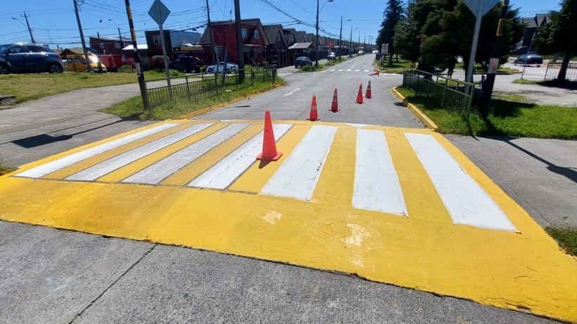 Esta semana comenzó la demarcación vial del sector Bosquemar en Puerto Montt Esta semana comenzó la demarcación vial del sector Bosquemar en Puerto Montt