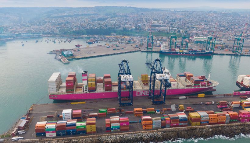 Puerto San Antonio registra alza de 12% en movimiento de contenedores durante 2025 Puerto San Antonio registra alza de 12% en movimiento de contenedores durante 2025