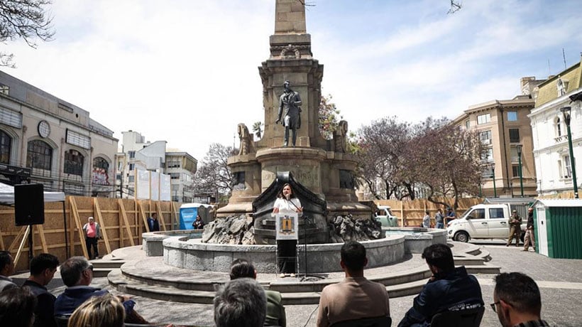 Inician obras de mejoramiento de Monumento Lord Cochrane de Valparaíso Inician obras de mejoramiento de Monumento Lord Cochrane de Valparaíso