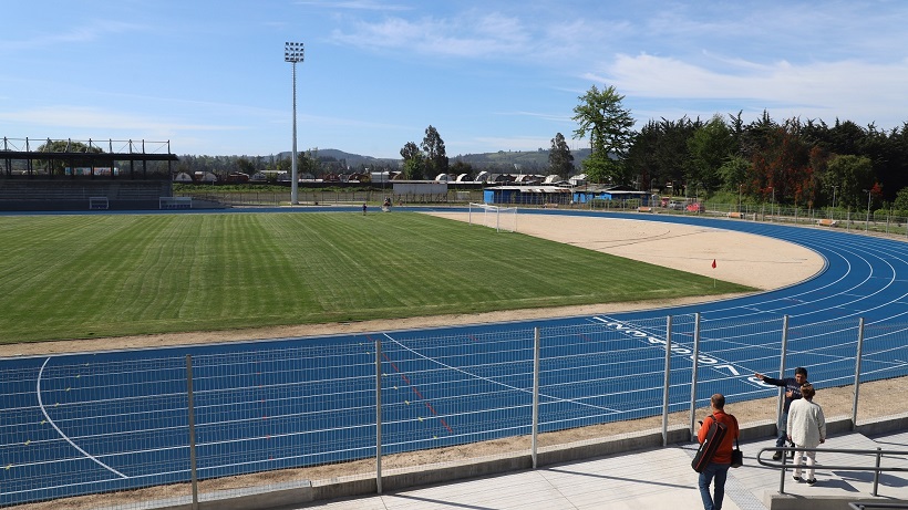Nuevo Parque Estadio Municipal de Lautaro supera la última revisión técnica Nuevo Parque Estadio Municipal de Lautaro supera la última revisión técnica