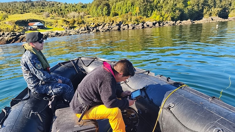 Rastreo de isleño cubre más de 2.580 kilómetros cuadrados al sur de Chiloé Rastreo de isleño cubre más de 2.580 kilómetros cuadrados al sur de Chiloé