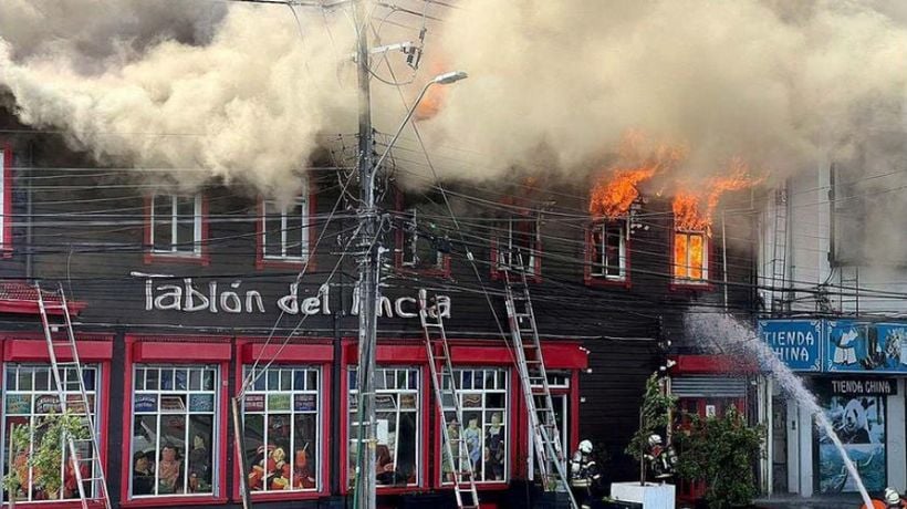 Cuatro lesionados dejó el incendio del Tablón del Ancla en Puerto Montt: uno está grave Cuatro lesionados dejó el incendio del Tablón del Ancla en Puerto Montt: uno está grave