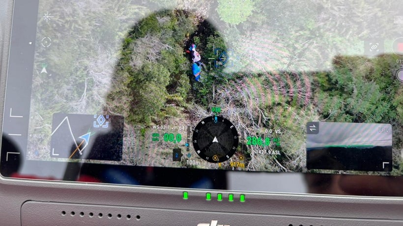 Drones municipales encuentran a dos turistas extraviados en Pucón Drones municipales encuentran a dos turistas extraviados en Pucón