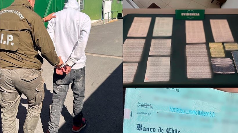 Dos detenidos por robo a la Scuola Italiana de Villa Alemana: ambos aprehendidos suman 21 arrestos previos Dos detenidos por robo a la Scuola Italiana de Villa Alemana: ambos aprehendidos suman 21 arrestos previos