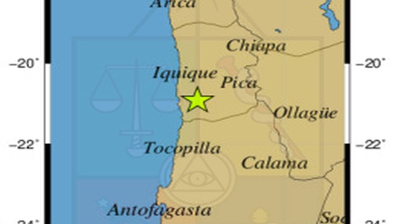 Sismo se percibió este miércoles en la Región de Tarapacá Sismo se percibió este miércoles en la Región de Tarapacá