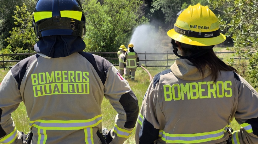 Vecinos de Hualqui realizan el primer  simulacro de incendio forestal de la comuna Vecinos de Hualqui realizan el primer  simulacro de incendio forestal de la comuna