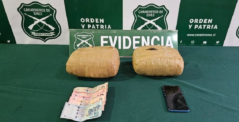 Mujer extranjera fue detenida con droga en plena ruta internacional de Arica y Parinacota