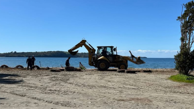 Realizan trabajos de mejoras en playa Lechagua Realizan trabajos de mejoras en playa Lechagua