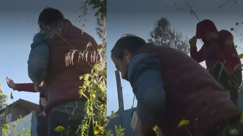 [VIDEO] “¡Sale de aquí!”: equipo de Chilevisión fue amenazado durante desalojo de toma en Placilla