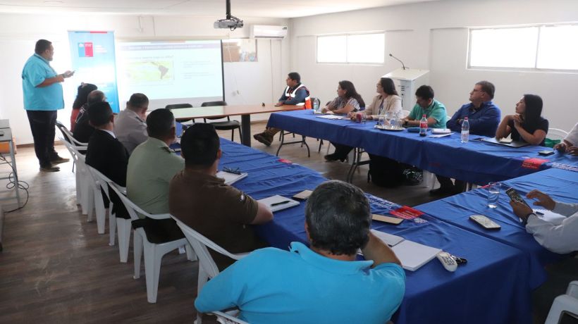 Autoridades realizan coordinaciones para las lluvias estivales en Cogrid Provincial en el Tamarugal Autoridades realizan coordinaciones para las lluvias estivales en Cogrid Provincial en el Tamarugal