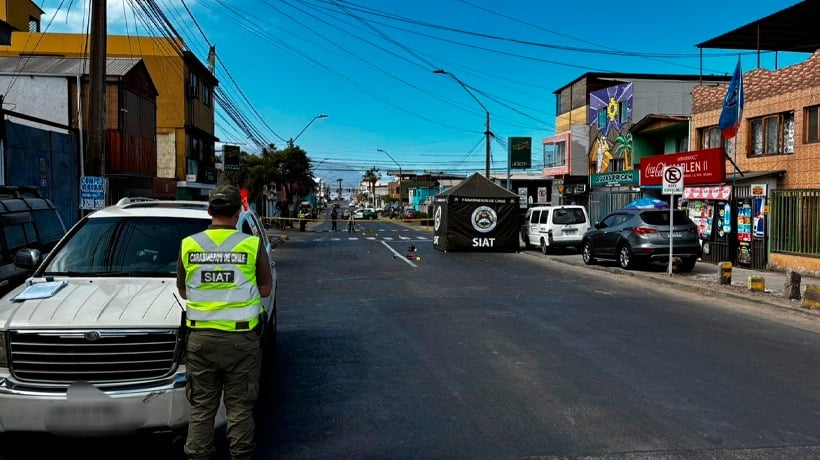 Un fallecido dejó colisión vehicular en el sector centro de Iquique Un fallecido dejó colisión vehicular en el sector centro de Iquique