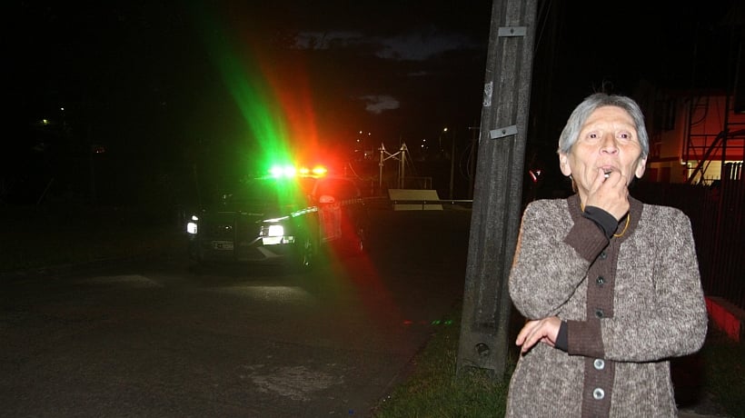 Vecinos del barrio Los Notros de Osorno protestaron por la inseguridad Vecinos del barrio Los Notros de Osorno protestaron por la inseguridad