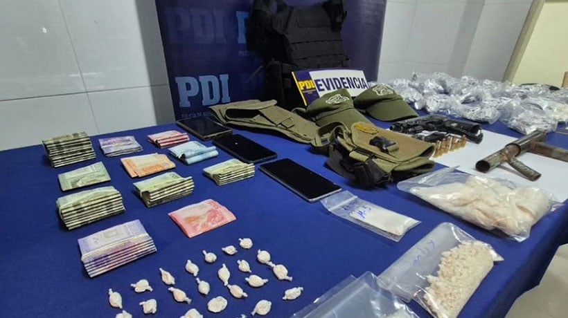 [VIDEO] PDI desarticula banda dedicada al tráfico de drogas en Quilpué: 7 detenidos