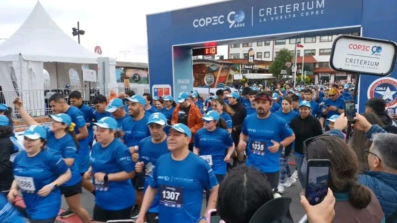 Tres mil personas participaron en la corrida familiar Copec en Puerto Montt