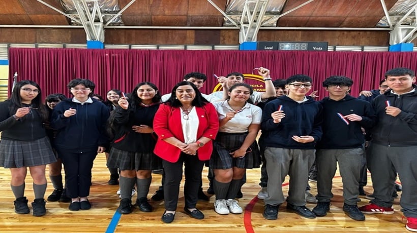 Inauguran Obras De Conservación en el Liceo Municipal Lucila Godoy Alcayaga de Traiguén