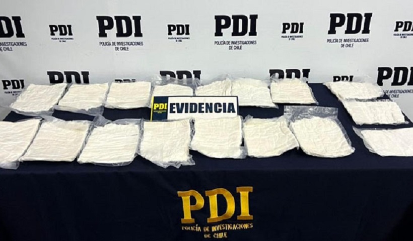 Ketamina: siguen decomisos de peligrosa droga en Arica con tránsito a la Región Metropolitana