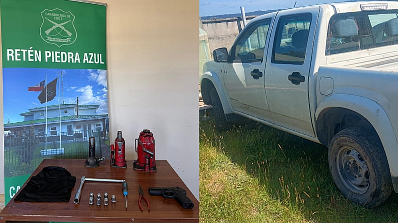 Apresaron a dos delincuentes por robo en sector Automó de Puerto Montt
