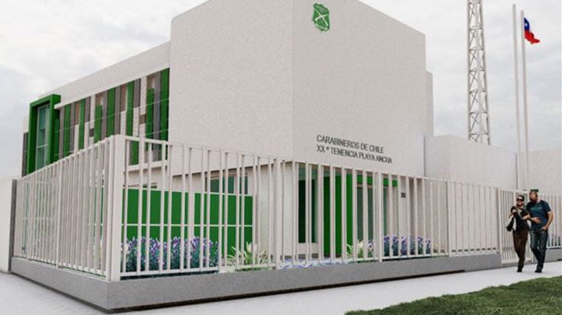 Contraloría da luz verde a obras de nueva tenencia de Carabineros en Playa Ancha