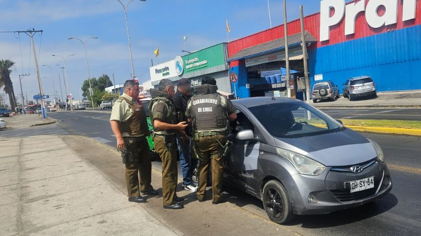 Lector de patentes permite capturar a ciudadano extranjero por receptación de auto robado