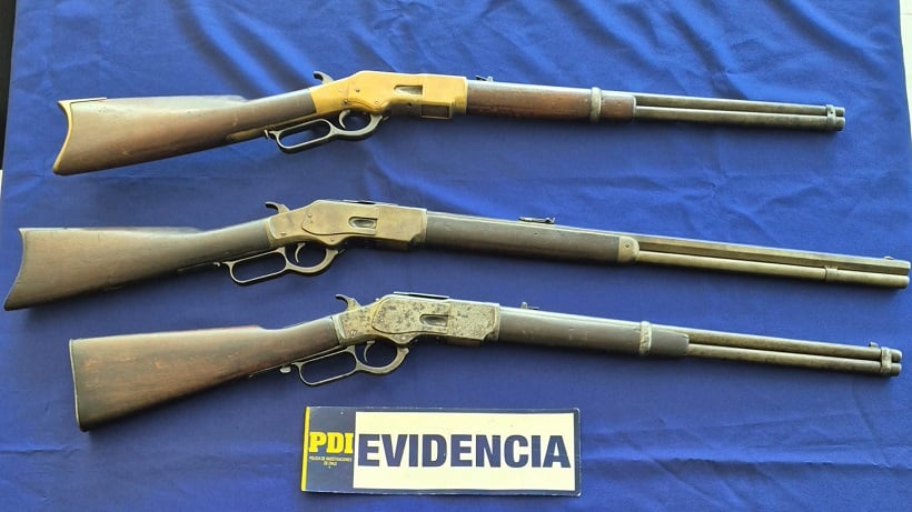 PDI de Victoria recupera cinco rifles que no estaban inscritos