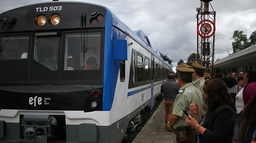 Inician estudio de $376 millones para tren entre La Unión y Puerto Montt