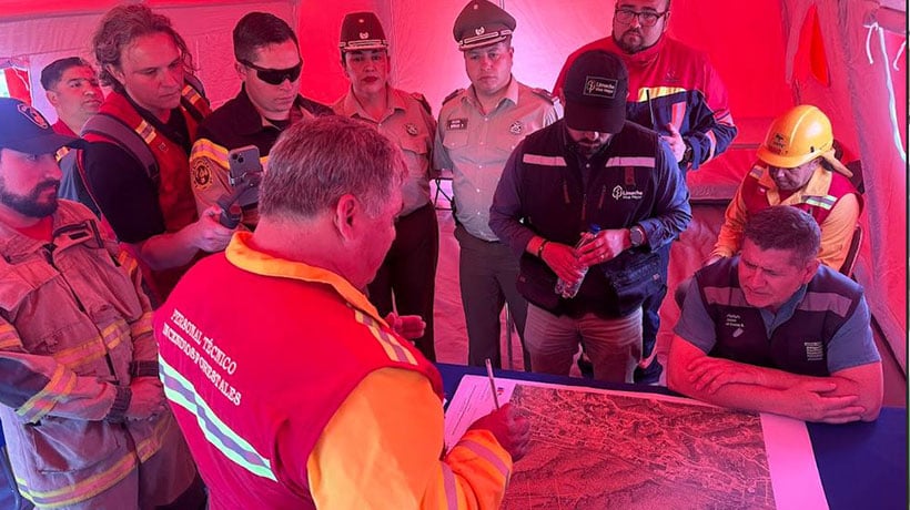 Autoridades fortalecen coordinación ante emergencias con simulacro de incendio en Limache