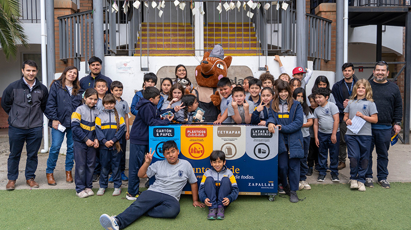 Renovaron los módulos de reciclaje de los establecimientos municipales de Zapallar