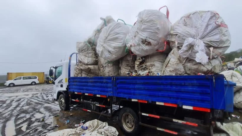 Curaco de Vélez entregó esta semana más de 14 toneladas de residuos reciclables a Nova Terra