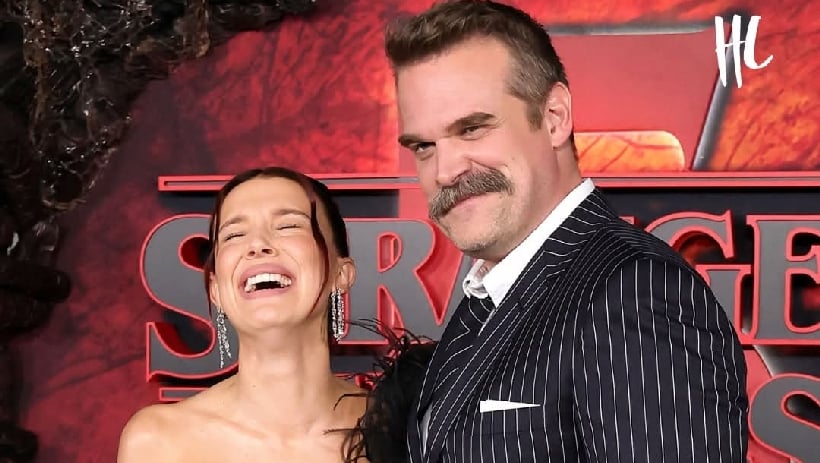 [FOTOS] Millie Bobby Brown y David Harbour compartieron en la premier de &quot;Stranger Things&quot; pese a rumores de la denuncia de la actriz