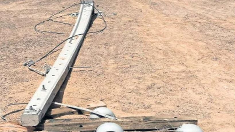 Reparación definitiva de red eléctrica en Camiña tardará entre 15 a 20 días tras robo de tres kilómetros de cables