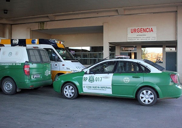 Vehículo blindado de Carabineros se vuelca en Ercilla: 10 funcionarios con lesiones leves